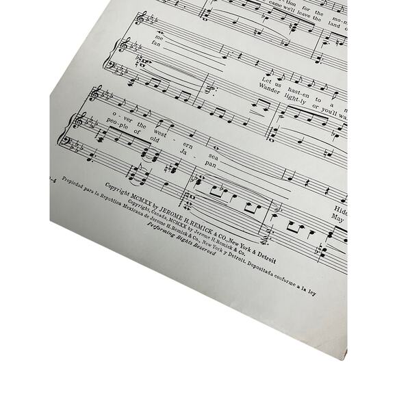 The Japanese Sandman Song Sheet Music Raymond Egan Richard Whiting - Picture 4 of 5